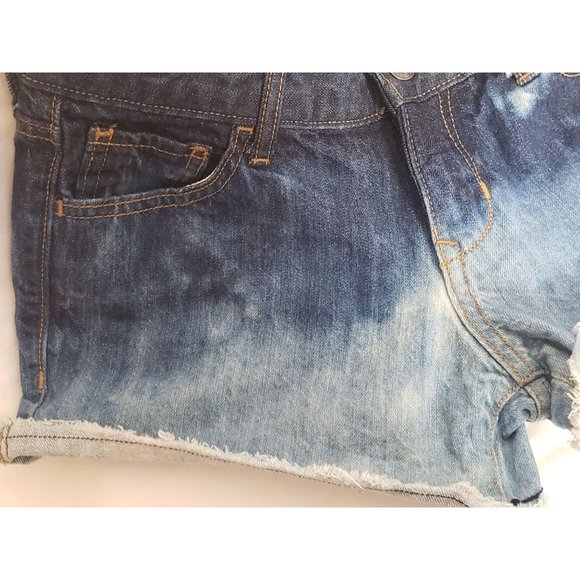 Old Navy Diva Upcycled Cut Off Shorts Ombre Bleach - Picture 4 of 6